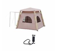 FytStycale Tente Gonflable Portable Tente Camping avec Auvent Montage Rapi Abri Extérieur pour Pique-Nique, Tente À Quatre Coins 2.0 avec Pompe Manuelle Et Sac De Transport