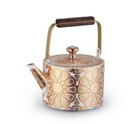 FytStycale Théière avec Infuseur Gaufré Théière avec Passoire Amovible Bouilloire Passoire pour Salon, Style 6