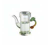 FytStycale Théière d'Infusion en Verre Borosilicaté, Dragon Poignée/Transparent Filtre En Verre, Théière À Poignée Dragon 250ML Filtre En Verre, Multicolore