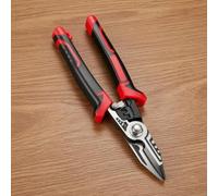 FytStycale -Tôle Multifonction Précis Ciseau à Tôle Poignées Texturées En Acier Allié Pince Cpante Métal pr Bricoleurs, Atelier, 21,6 Cm