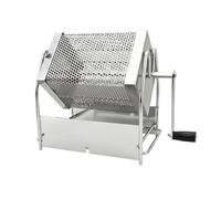 FytStycale Torréfacteur Manuel à Flamme Directe Compact Torréfacteur à Tambour Rotatif Nettoyage Facile Machine à Torréfier les Grains de Café pour Cuisine