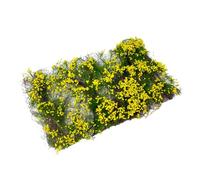 FytStycale Touffe D'arbustes de Plaine à Fleurs Miniatures, Touffe D'herbe, Groupe de Végétation Fleurie, pour Dioramas de Terrain, Ferroviaires, Jaune