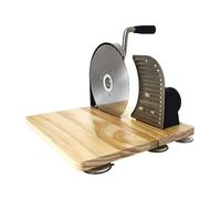 FytStycale Trancheuse à Guide de Découpe Trancheuse Alimentaire Coupe-fromage Machine à Découper avec Base à Ventouse Adapté pour La Maison et La Boulanger, Argent