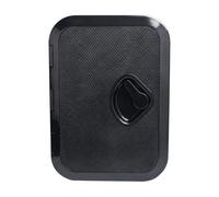 FytStycale Trappe Marine Rectangulaire D'accès Étanche Trappe Rectangulaire Bateau Charnière à Faible Hauteur, Noir