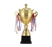 FytStycale Trophées en Métal Doré pour, Coupe, Prix de Victoire, Surface Lisse, Polyvalents, Décoratifs, Légers, Cadeaux de Fête pour Les Compétit, 45,2 cm