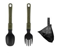 FytStycale ts Camping Pliables, Vaisselle Randonnée Légère, Accessoires Bivouac Compacts, Kit Picnic Réutilisable, Vert
