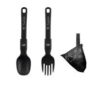 FytStycale ts Camping Pliables, Vaisselle Randonnée Légère, Accessoires Bivouac Compacts, Kit Picnic Réutilisable, Noir