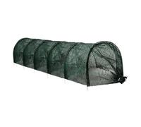 FytStycale Tunnel de Jardin en Filet, Abri en Forme de Cloche, Facile à Utiliser, Robuste, pour Plantes Potagères et Tunnels de Culture, Vert