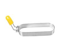 FytStycale Œuf Au Plat pour Plaque de Cuisson, Ustensile de Cuisine pour Crêpes, Crumpet pour La Cuisson, Snack-bar, Accessoires pour Grillades, 15 Cm X 6.5 Cm Jaune