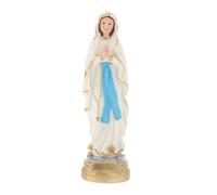 FytStycale Vierge Marie Sculpture Figurine Religieuse Statue Décorative Artisanat Résine Raffiné Adaptée à La Dévotion Collection Étagère Bureau Chambre Cadeau