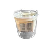 FytStycale Yaourtière Grecque avec Insert, Bol Robuste, Couvercle de Rangement et Fonction Tamis Fin. Facile à Nettoyer, Petit