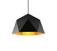 FYWRLQG Lampes Suspendues Métal Style Géométrique Abat-Jour Suspension Réglable À La Mode Suspension Polygone Européenne Luminaire Lustre Plafond Industriel Macaron pour Cuisine Chambre Salle Manger