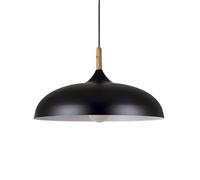 FYWRLQG Luminaire Suspendu Macaron Lustre en Métal Et Bois De Ferme Lampe Suspendue De Couleur Industrielle Danoise Lampe Suspension Semi-encastrée À Tête Unique pour Salle Manger Chambre Cuisine Bar