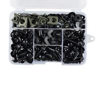 FYXRAO - Kit Complet de boulons de carénage de Moto Clips en Acier Inoxydable Écrou Vis de carrosserie pour Kawasaki Z400 Z650 Z750 Z800 Z900 Z1000R Z1000SX