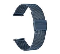 FYXT Bracelet De Montre En Acier Inoxydable Milanais Compatible Avec Garmin Vivomove HR 3 3S / Vivoactive 4 4S 3 / Venu 2 2S Sq/Bracelet De Montre De Style Luxe(Blue,Vivomove 3S)