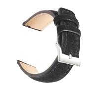 FYXT Bracelet de rechange en daim vintage 18 mm, 19 mm, 20 mm, 22 mm, marron gris pour accessoires de montre, 22mm