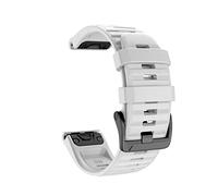 FYXT Sangle de bande Compatible avec Garmin Fenix 6 6x Pro Fenix 5 5x Plus Compatible rapide avec une bande de montre 22mm 26mm(White,26mm for Fenix6X 5X)