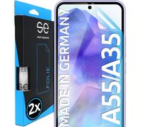 Fyyrd-2x Se® Film De Protection 3d Transparent Pour Samsung Galaxy A55 / A35, Auto-Réparateur, Compatible Empreinte & Faceid, Installation Sans Bulles, Résistant Aux Chocs Et Rayures, Fabriqué En All