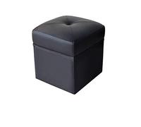 FYZLOIPU Grand Pouf en Similicuir, Coffre De Rangement, Coffre À Jouets Rembourré, Repose-Pieds, Canapé Une Place, Banc, Repose-Pieds,