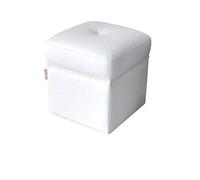 FYZLOIPU Grand Pouf en Similicuir, Coffre De Rangement, Coffre À Jouets Rembourré, Repose-Pieds, Canapé Une Place, Banc, Repose-Pieds,