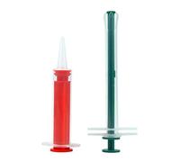 Fzaqwen 2 Pièces Distributeur de Médicaments Animaux Seringue pour Tablettes Capsules Liquides Design Pratique Sécurité Convient aux Soins de Santé