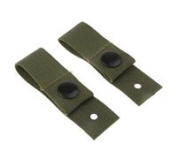 Fzaqwen 2 Pièces Sangles de Fixation de Lunettes Casque Bande Nylon Élastique Attache Universelle Fonction de Sécurisation Convient Aux Casques Tactiques Acti, Vert, 14,5 cm