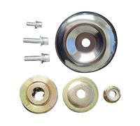 Fzaqwen 4 Pièces Trimmer Adapter Accessoires de Coupe-Bordures Métal Ensemble de Tête Débroussailleuse Kit Remplacement pour Jardinerie Adapté aux