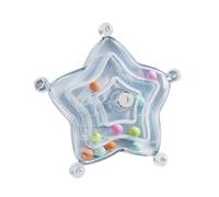 Fzaqwen Accessoire de Cage avec Hochet à Roue Rotative pour Perruches Calopsittes et Inséparables, Bleu