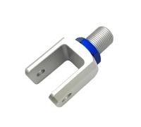 Fzaqwen Amortisseur de Rehausseur Hauteur Kit Rehaussement Tige Élément Adaptation Ajustable pour Géométrie Modifiée et Intervention sans Outil Complexe, Argent, Ouverture 20mm