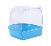 Fzaqwen Bac de Bain Suspendu pour Oiseau de Compagnie, Facile à Installer, Bleu foncé