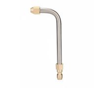 Fzaqwen Buse Air Conditionneur Lance Nettoyage Tige Extension Acier Inoxidable Adapté Jet Angulaire Convient pour Lavage Équipements Habitat Atelier Professionnel, 90 Deg Bend Short