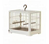 Fzaqwen Cage à Tiroir Extractible | Conception Compacte Carrée, Cage à Pince à Légumes, pr déplacement, Table, Canaris, Marron