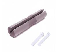 Fzaqwen Cale Nuque Haltérophilie Coussinet de Barre pour Épaules Mousse NBR Ergonomique Réduit Douleur Cou et Hanches Maintien Ferme Adaptée aux Squats Fentes, Violet, Avec Sangle Blanche