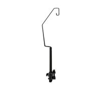 Fzaqwen Camping Lantern Stand Pôle Lampe Suspendue Démontable avec Crochet Polyvalent Aluminium Portabilité Légère Adapté pour Bivouac Terrasse Us, Poteau Court 21 Cm