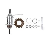 Fzaqwen Coaster Brake Hubs pour Roue Arrière Équipé de 36 Trous Vis de Fixation Pignon Libre 18 Dents Engrenage Fixe en Acier Inoxydable Adaptée au Vélo