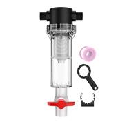 Fzaqwen Collecteur de Drainage avec Joint D'étanchéité pour Pompe D'aquarium, Filetage 1/2", Accessoire de Nettoyage Transparent, 40 Maille