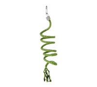 Fzaqwen Corde Multifonctionnelle pour Oiseaux, Permettant Aux Petits Oiseaux de Grimper et de Se Balancer, Vert