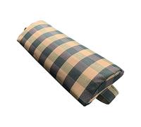 Fzaqwen Coussin D'appui-tête pour Fauteuil Inclinable, Dossier Amovible et Pliable, Oreiller de Soutien Ergonomique pour La Nuque, Idéal pour Le Bureau, L, Grille Verte