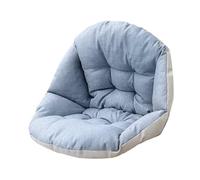 Fzaqwen Coussin pour Fauteuil à Bascule, Support de Dossier, Coussin de Remplacement Multifonctionnel avec Sangle, Coussin pour Siège de Panier Suspendu, Bleu
