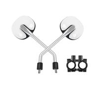 Fzaqwen Ensemble de Rétroviseurs pour Vélos électriques, Rétroviseurs Latéraux, Rétroviseurs pour Conversions de, Blanc
