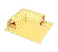 Fzaqwen et Un Panier pour Chat, Un Jouet D'entraînement Interactif et Respirant, Une Maisonnette pour Hamsters et Petits Animaux, pour L'extérieur, XL Jaune