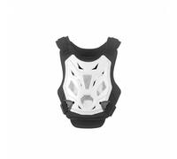Fzaqwen Gilet de Protection Armure Poitrine Ventilation Optimale avec Bretelles Ajustables et Structure Résistante Convient à la Conduite Sportive Loisir , Blanc , XL/2XL