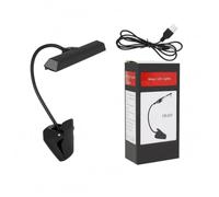 Fzaqwen Lampe Rechargeable pour Lutrin avec Câble USB et Tête Réglable pour Diriger la Lumière sur la Partition et Faciliter la Lecture Dans un Environnement Sombre