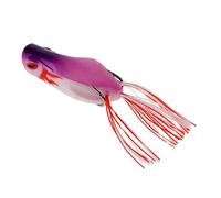 Fzaqwen Leurre Grenouille Bionic Appât Souple Swimbait Hameçon Pêche Carnassier Activité Réaliste Mouvement Aquatique Adaptée à La Pêche Amateur de Pêc,