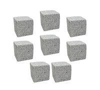 Fzaqwen Lot de 10 Jouets à Mâcher pour Hamsters et Autres Petits Animaux (cochons d'Inde), Blocs de Pierre Carrés pour Ronger Les Dents, 5CM