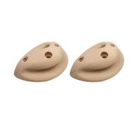 Fzaqwen Lot de 2 Blocs Bois pour l'escalade et Le Renforcement du Haut du Corps