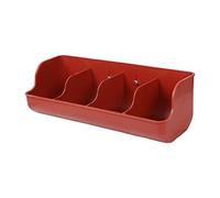 Fzaqwen Mangeoire à Cochons à 4 Compartiments, Plateaux pour Aliments, Fournitures pour Animaux de Ferme, Mangeoire pour Bétail, Abreuvoir