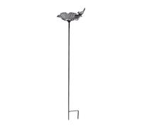 Fzaqwen Mangeoire à Oiseaux D'extérieur avec Bain et Support en Fer Robuste, Idéale pour Le Jardin, La Cour, Le Balcon, La Maison, La Décoration Ou comme, Bol à Fleurs