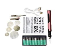Fzaqwen Mini Perceuse Graveur Stylo Set Outils Gravure Mini Polisseuse Coupe Électrique Robuste et Simple d'Utilisation Adaptée à la Création d'Objets