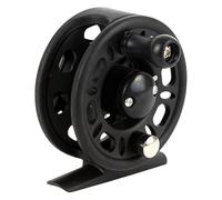 Fzaqwen Moulinet de Pêche à La Mouche Comprenant Roue Légère Avant Anti-Retour Frein Précis Matériau PP Résistant Adapté à La Pêche Rivière et M, 60 Mm de Diamètre